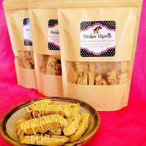 Bundle of 3-10oz bags for $25, Barkin' Biscotti DOG TREATS